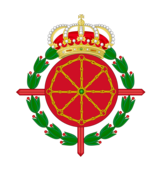 Escudo de Navarra Laureada circular.png