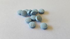 Benzodiazepines are a type of tranquilizers used in the treatment of Bell's Mania that take effect by acting on GABA neurotransmitters in the brain. It helps in bringing extreme agitation and catatonia under control. Etizolam.jpg