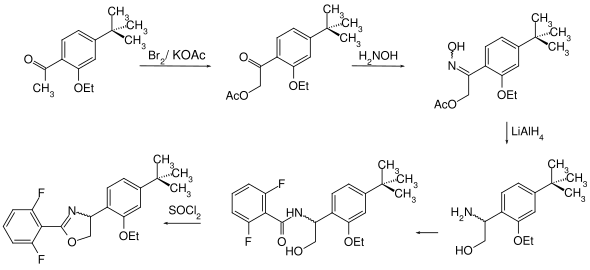 Synthese von Etoxazol