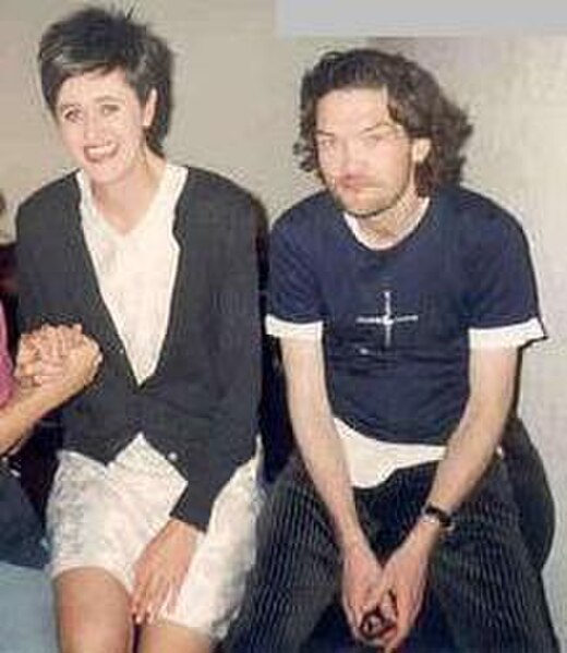 Thorn with Ben Watt in the late 1990s