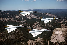 5th FIS F-106As flying past Mount Rushmore in 1981 F-106s 5th FIS over Mt Rushmore 1981.JPEG