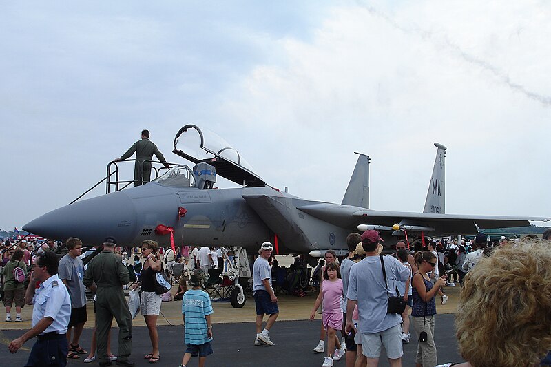 File:F-15C Eagle at the Cape Cod Air Show and Open House in 2007.jpg