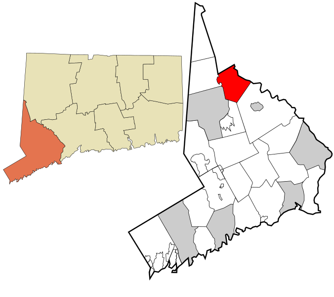 File:Fairfield County Connecticut incorporated and unincorporated areas Brookfield highlighted.svg