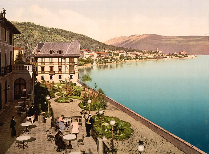 Flickr - trialsanderrors - View from the Hotel Fasano, Fasano, Lago di Garda, Italy, ca. 1895