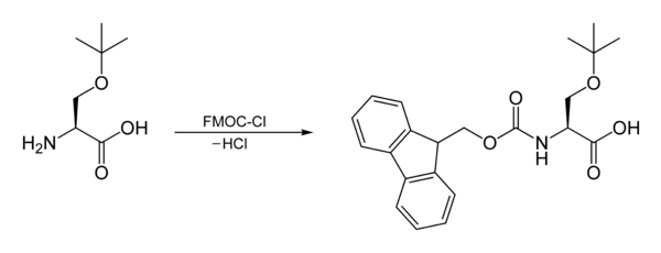 Synthese van fluorenylmethyloxycarbonylchloride