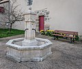 * Nomination Fountain at rue de l'Église in Tersannes, Haute-Vienne, France. (By Tournasol7) --Sebring12Hrs 06:00, 4 August 2021 (UTC) * Promotion Good quality. --Cayambe 16:56, 5 August 2021 (UTC)  Support Good quality. --Steindy 17:01, 5 August 2021 (UTC)