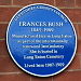 Frances Bush blue plaque.jpg