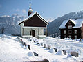 Friedhof neben der Pfarrkirche St. Johannes.