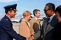 Sudanin presidentti Jaafar Nimeiry valtiovierailulla Yhdysvalloissa vuonna 1983