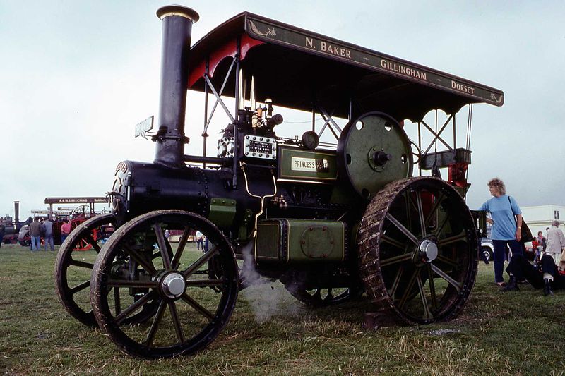 File:Garrett 4 NHP tractor 33278 (DP4479) 'Princess Mary' (1918) Langport 19.7.1992 (9965448325).jpg