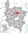 Lage der Gemeinde Gebenbach im Landkreis Amberg-Sulzbach