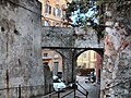 Il ponte-canale di salita San Gerolamo, nei pressi della spianata di Castelletto