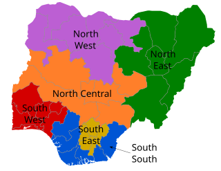 <span class="mw-page-title-main">Geopolitical zones of Nigeria</span> Major geopolitical division in modern Nigeria