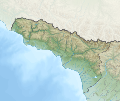 Mapa lokalizacyjna Abchazji