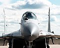 MiG-29 nose showing radome and IRST