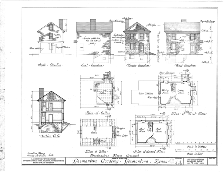 File:Germantown Academy, 110 Schoolhouse Lane, Philadelphia, Philadelphia County, PA HABS PA,51-GERM,33- (sheet 13 of 17).png