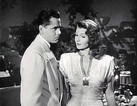 Johnny Farrell (Glenn Ford) kaj Gilda (Rita Hayworth)