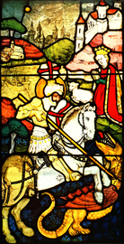 Glasmalerei im Ulmer Münster (Hans Acker, um 1440)