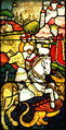 Stained glass St. Georg by Hans Acker, about 1440