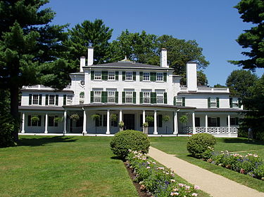 Glen Magna Farms, main house. Glen Magna Farms - Danvers, MA - house.JPG