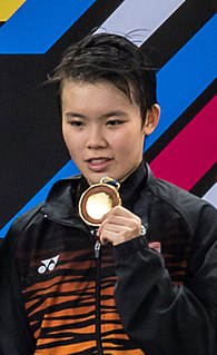 Goh Jin Wei Malaysian badminton player