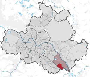 Location of the statistical district Großzschachwitz in Dresden