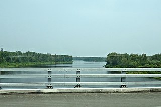 Groundhog River river in Northeastern Ontario, Canada