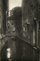 Un canal, 1908