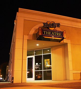 HART Theatre entrance HART Theatre night - Hillsboro, Oregon.JPG