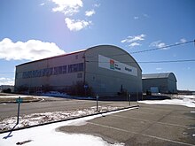 Hangars de l'aéroport.