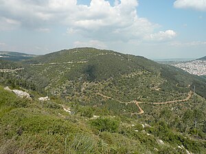 Vista de Har Dvora desde el oeste