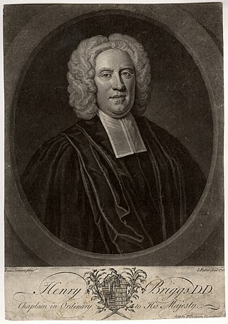 <span class="mw-page-title-main">Henry Briggs (mathematician)</span> British mathematician (1561–1630), inventor of common logarithms