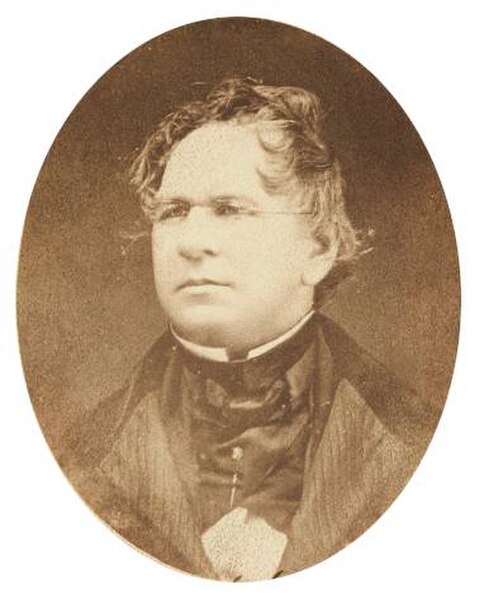 Photo of Henry Schoolcraft in 1855