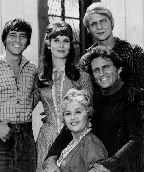 Clockwise from left: Bobby Sherman, Bridget Hanley, David Soul, Robert Brown, Joan Blondell