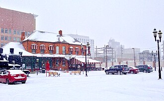 Heritage Station in 2015. Heritage Station in downtown Huntington 2015.jpg