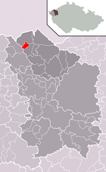 Horní Blatná - Carte