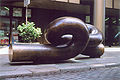Bronzeskulptor „Knoten“ in Hamburg (Entwurf: Georg Engst)