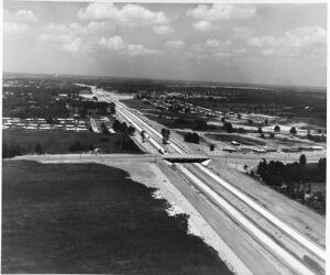 I-55 near the Mississippi state line in the early 1960s, looking north