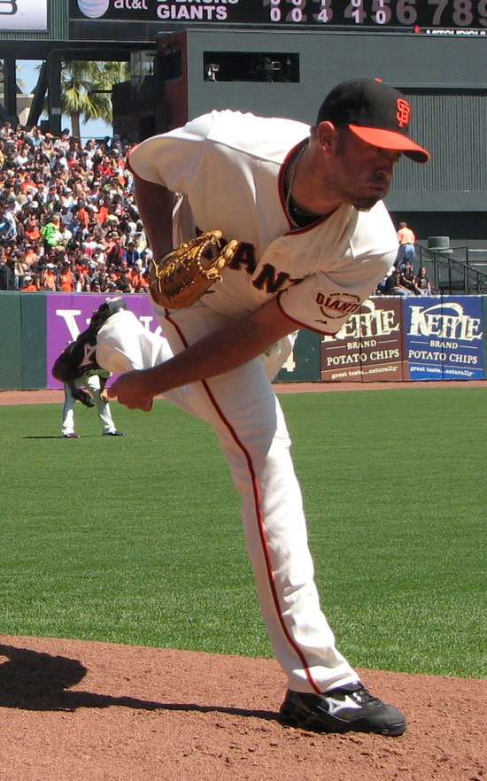 Affeldt with the San Francisco Giants