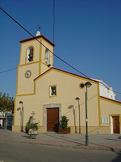 Torre-Pacheco is a municipality in the autonomous community of Murcia in southeastern Spain. It covers an area of 189.4 km² and its population in 2019 was 35,676. The only high ground in the municipality is Cabezo Gordo hill, the location of the protected Sima de las Palomas archeological site. The town has one secondary education institution, the I.E.S. Gerardo Molina.
