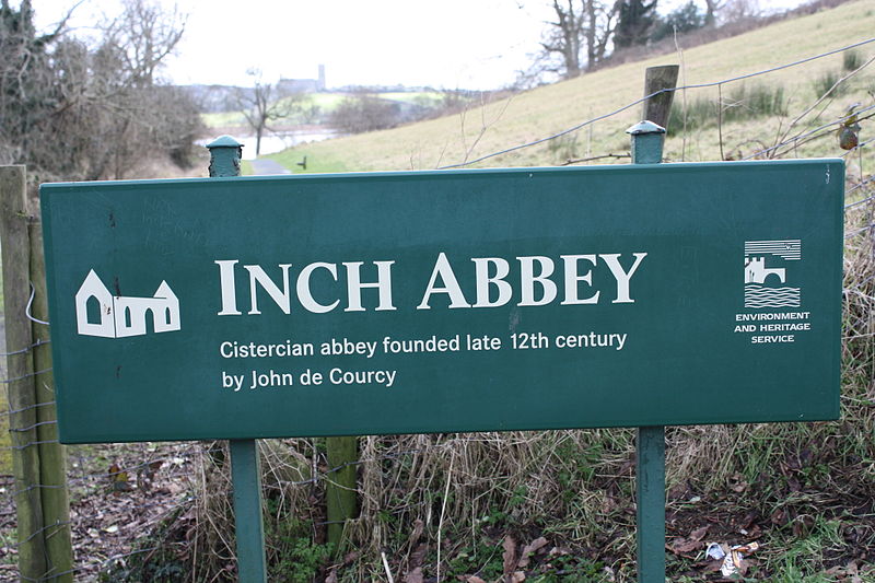 File:Inch Abbey sign, Downpatrick, February 2010.JPG