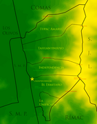 Independencia Mapa Peru Lima Distrito Plano Limites Sectores Segun SMP.png