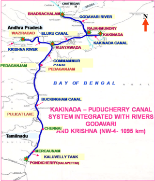 <span class="mw-page-title-main">National Waterway 4</span> Long waterway in India