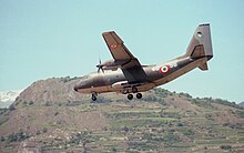 An Italian G-222 arrives at Sion Air Show in Switzerland, 1986 Italian G-222 46-27 at Sion 1986.jpg