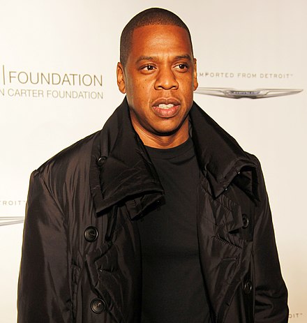 The seven weeks Magna Carta... Holy Grail by Jay-Z spent at the top of the chart in 2013 makes it the longest running male number-one album of the year. Jay-Z 2011.jpg