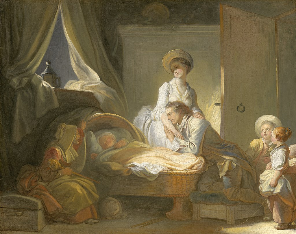 Art Advent Calendar: Jean-Honoré Fragonard, A Visit to the Nursery