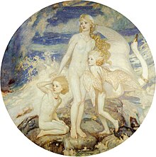 The Children of Lir (1914) by John Duncan John Duncan (1924) Children of Lir.jpg