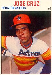 Jose Cruz (1975-1987), his #25 was retired by Houston Jose Cruz Astros.jpg