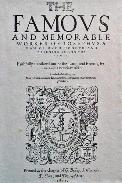 The works of Josephus translated by Thomas Lodge (1602)