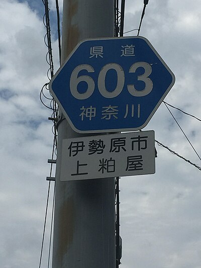 神奈川県道603号上粕屋厚木線